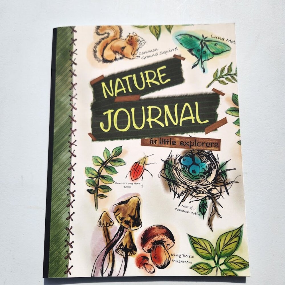 NEW Nature Journal Log Activity Book Drawing Journaling Workbook for Children Ov